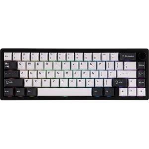 imageEPOMAKER Galaxy65 Wireless QMKVIA Mechanical Keyboard BallCatch Anodized Aluminum Custom Keyboard PreLubed HotSwappable Switch RGB Backlit Rotary Knob 24GhzBTTypeC Black