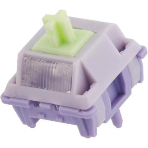 imageEPOMAKER Wisteria V2 Linear 38gf Keyboard Switches Set with Light Diffuser Prelubed 5 Pin Creamy Switch 35 Pieces for Mechanical Gaming Keyboards