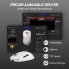 imageEPOMAKER Aula SC800 Wireless Gaming Mouse 37g Lightweight Adjustable 26000 DPI 8k Polling Rate PAW3395 Programmable Buttons OnBoard Memory 250mAh Battery PCMACLinux WhiteWhite