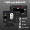 imageEPOMAKER Aula SC800 Wireless Gaming Mouse 37g Lightweight Adjustable 26000 DPI 8k Polling Rate PAW3395 Programmable Buttons OnBoard Memory 250mAh Battery PCMACLinux WhiteBlack