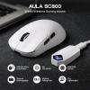 imageEPOMAKER Aula SC800 Wireless Gaming Mouse 37g Lightweight Adjustable 26000 DPI 8k Polling Rate PAW3395 Programmable Buttons OnBoard Memory 250mAh Battery PCMACLinux WhiteWhite