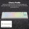 imageEPOMAKER Creamy Jade PBT Keycaps 142 Keys Double Shot Cherry Profile 607596Full Size Custom Keyboard Keycaps Set for Mechanical Gaming Keyboard BlueWhite