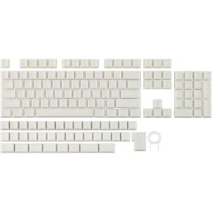 imageEPOMAKER Creamy Jade PBT Keycaps 142 Keys Double Shot Cherry Profile 607596Full Size Custom Keyboard Keycaps Set for Mechanical Gaming Keyboard BlueWhite