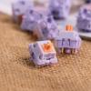 imageEPOMAKER Wisteria Tactile Mechanical Keyboard Switches Set 5 Pin Factory Lubed 30 Pieces Switch with POM PTFE Stem 204mm Spring Compatible with MX Keycaps for Gaming Keyboard DIYWisteria Tactile