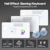imageEPOMAKER Aula MINI60 HE Hall Effect Gaming Keyboard 24GHzBT 8K Hz Polling SOCD ampamp DKS Adjustable Actuation ampamp Fast Trigger PBT Keycap 60 Wireless Mechanical Keyboard for WinMac MaxMax
