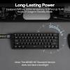 imageEPOMAKER Aula MINI60 HE Hall Effect Gaming Keyboard 24GHzBT 8K Hz Polling SOCD ampamp DKS Adjustable Actuation ampamp Fast Trigger PBT Keycap 60 Wireless Mechanical Keyboard for WinMac MaxStandard