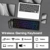 imageEPOMAKER Aula MINI60 HE Hall Effect Gaming Keyboard 24GHzBT 8K Hz Polling SOCD ampamp DKS Adjustable Actuation ampamp Fast Trigger PBT Keycap 60 Wireless Mechanical Keyboard for WinMac MaxMax