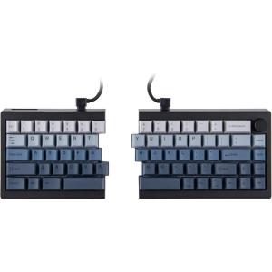 imageEPOMAKER Split65 QMKVIA Programmable Keyboard Wireless Mechanical Keyboard in 24GhzBTTypeC Ergonomic Gaming Keyboard in Split Layout with RGB Backlit Wisteria Linear SwitchFlamingo Switch