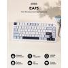imageEPOMAKER EA75 75 RGB Gaming Mechanical KeyboardNude Rosa 40gf Silent Gaming Keyboard Switches