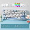imageEPOMAKER F75 Gasket Mechanical KeyboardCreamy Jade 45gf Gaming Keyboard Switches