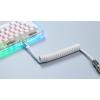 imageEPOMAKER G84 80 RGB Gaming Mechanical KeyboardPuff Aviator Coiled USB Cable