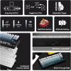 imageEPOMAKER G84 HE Wireless Hall Effect Keyboard 8K Polling amp 8000mAh SOCD amp DKS Gaming Keyboard with Fast Trigger amp Adjustable Actuation RGB Backlit PBT Keycap HotSwap for WinMac WhiteBlack