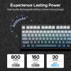 imageEPOMAKER G84 HE Wireless Hall Effect Keyboard 8K Polling amp 8000mAh SOCD amp DKS Gaming Keyboard with Fast Trigger amp Adjustable Actuation RGB Backlit PBT Keycap HotSwap for WinMac WhiteBlack