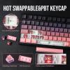 imageEPOMAKER HE75 Mechanical Keyboard with Metal Knob Flamingo Switch35 Pieces Wisteria V2 Linear 38gf Keyboard Switches Set