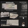 imageEPOMAKER P87 TKL Aluminum Wireless Gaming Keyboard Zebra Switch35 Pieces Sea Salt Silent Mechanical Keyboard Switches Set