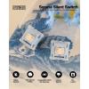 imageEPOMAKER Silent Mechanical Keyboard Switches Set  35 Pieces Factory PreLubed 5Pin LinearTactile Switches for Custom Mechanical Keyboards CrystalTactile SilentSoraneLinear Silent