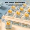 imageEPOMAKER Silent Mechanical Keyboard Switches Set  35 Pieces Factory PreLubed 5Pin LinearTactile Switches for Custom Mechanical Keyboards CrystalTactile SilentSea Salt V3Linear Silent