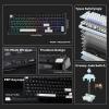imageEPOMAKER TH99 TriMode Wireless Mechanical Keyboard with 8000mAh BatterySorane 39gf Gaming Keyboard Switches Set
