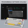 imageEPOMAKER Theory TH80 75 Hot Swappable RGB 24GhzBluetooth 50Wired Mechanical Gaming Keyboard with MDA PBT Keycaps Large Capacity Battery Knob Control for WindowsMac