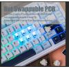 imageEPOMAKER x Aula F75 Gasket Mechanical Keyboard with FiveLayer PaddingampKnob  Sea Salt Silent Mechanical Keyboard Switches Set