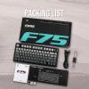 imageEPOMAKER x Aula F75 Gasket Mechanical KeyboardPuff Black Mechanical Gaming Keyboard Cable