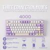 imageEPOMAKER x Aula F75 Gasket Mechanical KeyboardPuff White Type C Detachable Mechanical Gaming Keyboard Cable