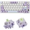 imageEPOMAKER Ajazz AK820 Pro 75 Mechanical Keyboard GasketMounted Gaming Keyboard with TFT Smart DisplayampKnob  Wisteria 39gf Linear Mechanical Keyboard Switches