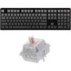 imageEPOMAKER TH108 Full Size Mechanical KeyboardCream Marble 47gf Gaming Keyboard Switches