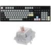 imageEPOMAKER TH108 PRO Full Size Mechanical Keyboard with Screen amp KnobCream Marble 47gf Gaming Keyboard Switches