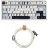 imageEPOMAKER x Aula F75 Gasket Mechanical Keyboard with FiveLayer PaddingampKnob  USBC Keyboard Cable