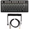 imageEPOMAKER x Aula F75 Gasket Mechanical KeyboardPuff Black Mechanical Gaming Keyboard Cable