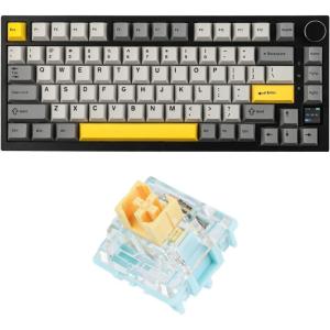 imageAK820 Pro 75 Wireless Mechanical KeyboardSea Salt Silent Mechanical Keyboard Switches Set
