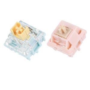 imageEPOMAKER 35pcs Sea Salt Silent Mechanical Keyboard Switches Set  35pcs Nude Rosa 40gf Silent Gaming Keyboard Switches