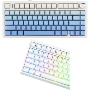 imageEPOMAKER F75 Gasket Mechanical KeyboardGlintrix PBT Shine Through Keycaps