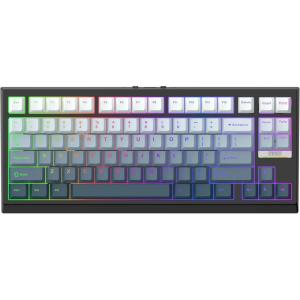 imageEPOMAKER G84 HE Wireless Hall Effect Keyboard 8K Polling amp 8000mAh SOCD amp DKS Gaming Keyboard with Fast Trigger amp Adjustable Actuation RGB Backlit PBT Keycap HotSwap for WinMac WhiteBlack