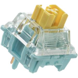 imageEPOMAKER Silent Mechanical Keyboard Switches Set  35 Pieces Factory PreLubed 5Pin LinearTactile Switches for Custom Mechanical Keyboards CrystalTactile SilentSea Salt V3Linear Silent