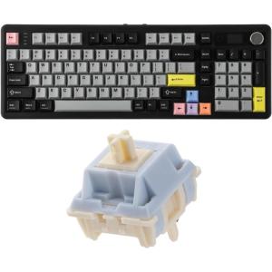 imageEPOMAKER TH99 PRO 96 Mechanical Keyboard with Screen amp KnobSilent Mechanical Keyboard Switches Set  35 Pieces Factory PreLubed