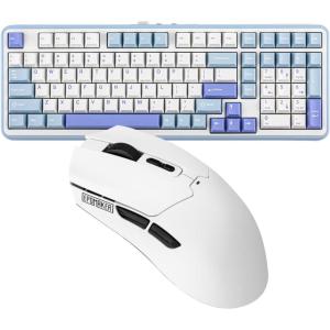 imageEPOMAKER TH99 TriMode Wireless Mechanical KeyboardClick Lite Wireless Gaming Mouse