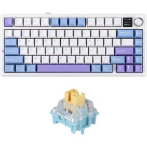 imageEPOMAKER X Aula F75 MAX Wireless Mechanical Keyboard Reaper Switch35 Pieces Sea Salt Silent Mechanical Keyboard Switches Set