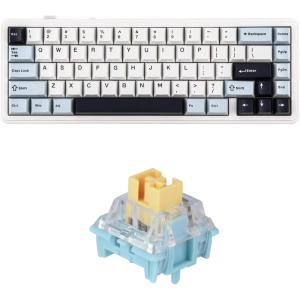 imageEPOMAKER x Aula F65 65 Wireless Mechanical Keyboard35 Pieces Sea Salt Silent Mechanical Keyboard Switches Set