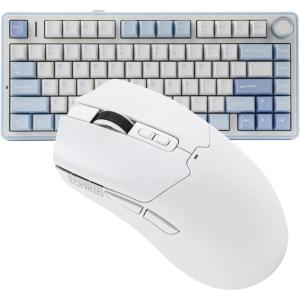 imageEPOMAKER x Aula F75 Gasket Mechanical KeyboardClick Gaming Mouse Wireless 24GhzBluetoothTypeC