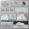 imageEPOMAKER HE108 Wireless Gaming Keyboard 8K Polling amp 10000mAh SOCD amp DKS FullSized Hall Effect Keyboard with Rapid Triggering Custom Driver RGB Backlit PBT Keycap WhiteWhite