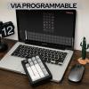 imageEPOMAKER AK820 Pro 75 Wireless Mechanical KeyboardEK21 VIA Gasket Number Pad with 1000mAh Battery