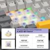 imageEPOMAKER Ajazz AK820 PRO ISOES Teclado Mecnico Inalmbrico con Pantalla amp Perilla 24GBTUSB RGB Software Personalizado Teclado Gaming de 75 Distribucin Espaola para PCMac BlackBlack
