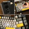imageEPOMAKER Ajazz AK820 Pro 75 Mechanical Gaming Keyboard GasketMounted with TFT Smart Display amp Knob  Mix 18m Coiled USB Cable