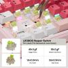 imageEPOMAKER Aula F99 MAX Wireless Mechanical Keyboard Smart Screen amp Knob 8000mAh 24GhzBT Creamy Keyboard PreLubed Switch HotSwappable RGB Backlit Custom Software BlackPink