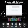 imageEPOMAKER Aula F99 MAX Wireless Mechanical Keyboard Smart Screen amp Knob 8000mAh 24GhzBT Creamy Keyboard PreLubed Switch HotSwappable RGB Backlit Custom Software BlackBlack