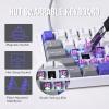 imageEPOMAKER Aula WIN68 HE Magnetic KeyboardPuff Aviator Coiled USB Cable Type C Detachable Mechanical Gaming Keyboard Cable for WinMacGamers