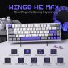 imageEPOMAKER Aula WIN68 HE Magnetic KeyboardPuff Aviator Coiled USB Cable Type C Detachable Mechanical Gaming Keyboard Cable for WinMacGamers