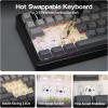 imageEPOMAKER F75 Gasket Mechanical KeyboardEK21 VIA Gasket Number Pad with 1000mAh Battery